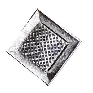 Vintage Brooch Pin Silver Tone Square Or Diamond Shape Sarah Coventry Gift Box